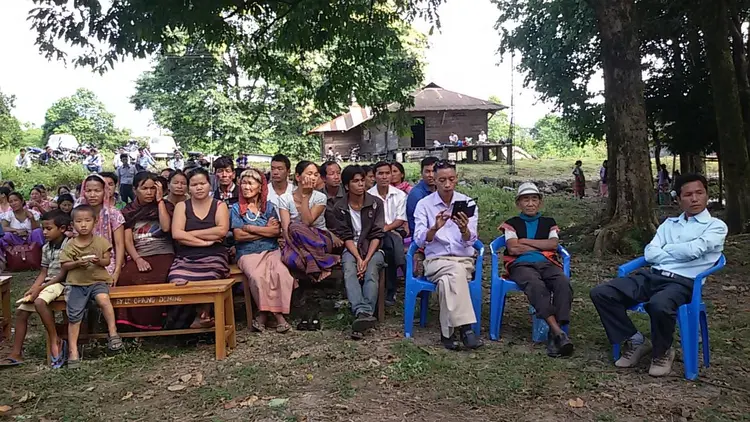 open air preaching at aohali